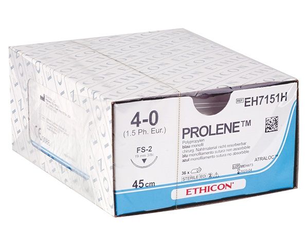 PROLENE Nahtmat. blau monofil FS2 4-0 45cm 36St., EH7151H